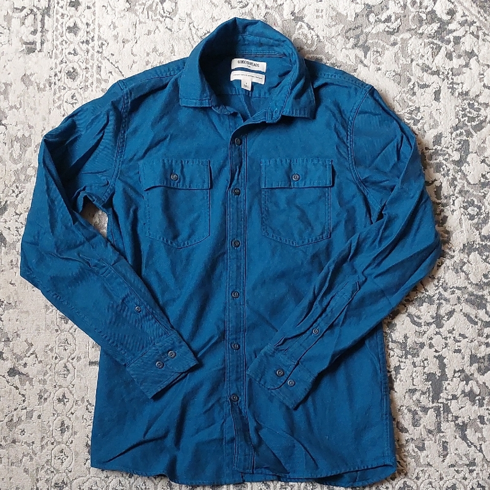 Cotton Twill Button-Down